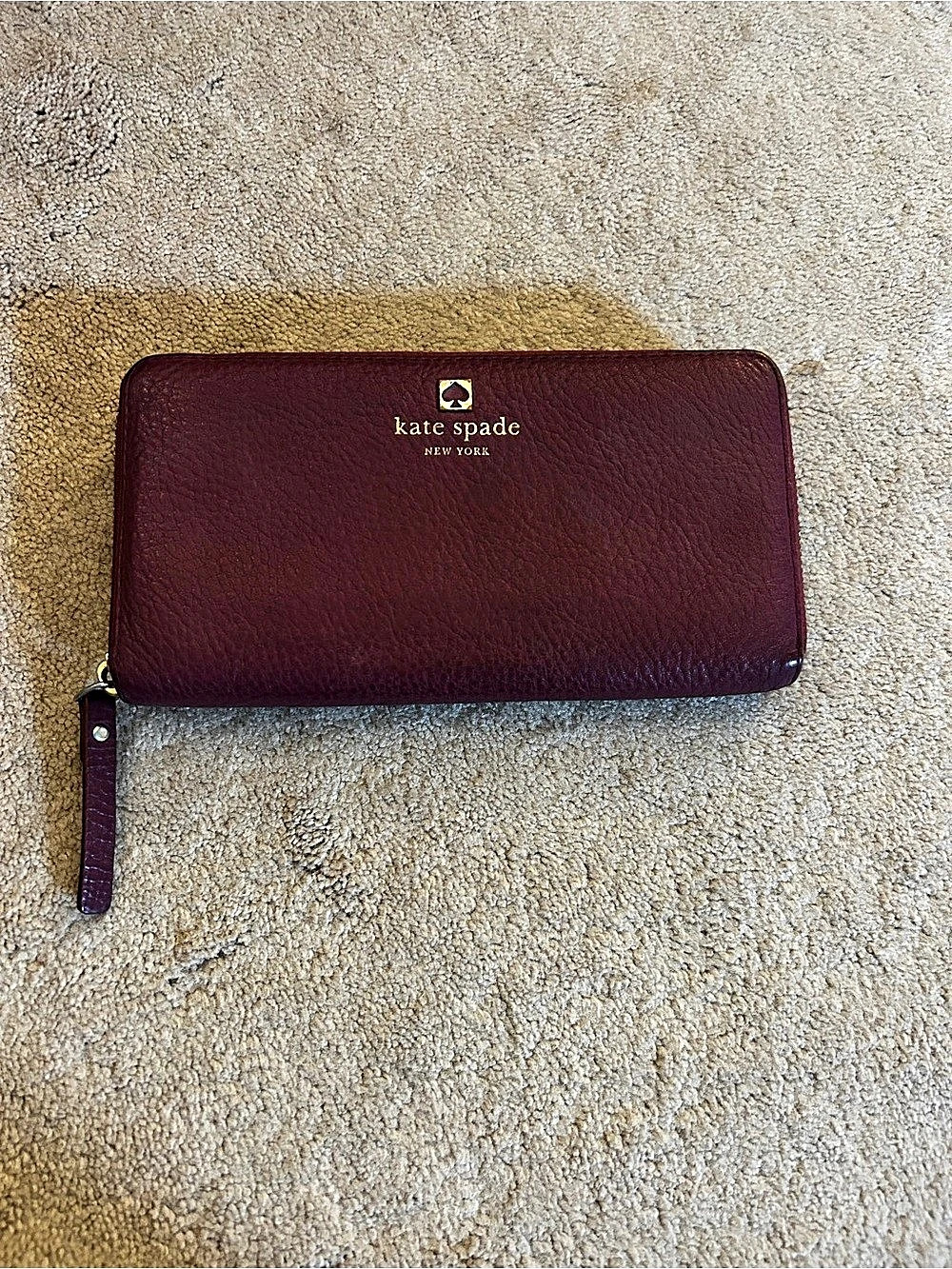 kate spade new york Laurel Way Neda Wallet Burgundy
